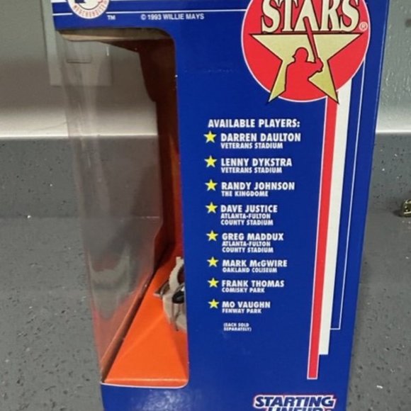 1995 Starting Lineup Stadium Stars Willie Mays Candlestick Park W/ White Mailer - Picture 5 of 9